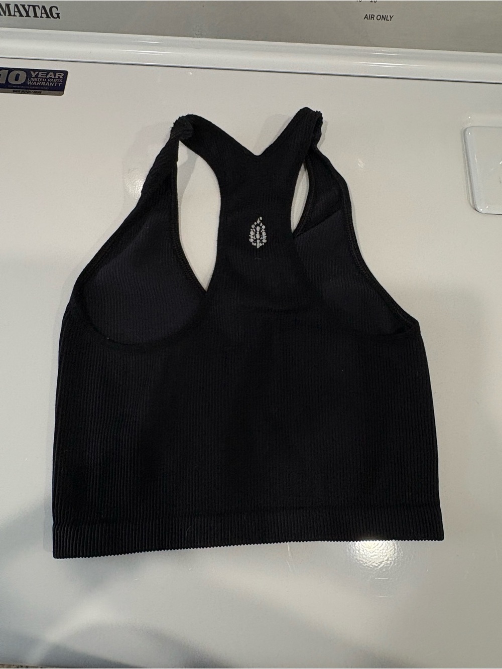 Free People Movement Free Throw Black Crop Bralette S